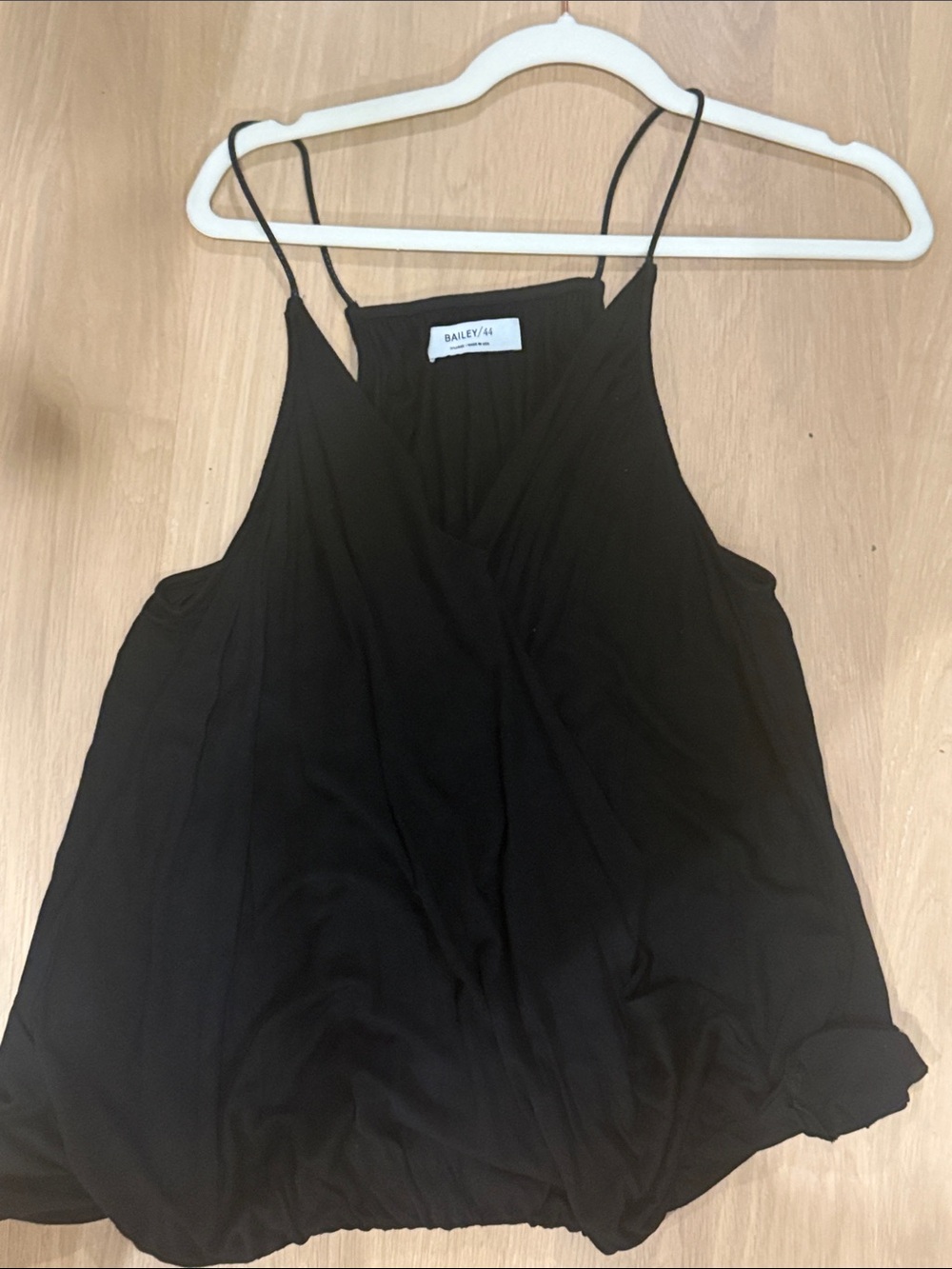 Bailey 44 Black Spaghetti-Strap V-Neck Camisole